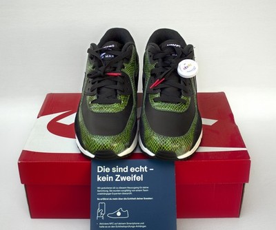 Nike Air Max 90 Green Python,  Black/Black-Cyber-Fir, CD0916-001
