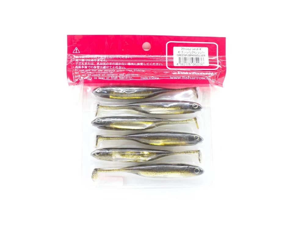 Fish Arrow Soft K�der Flash J Shad 4 Zoll 6 St�ck per pack #01 (2236) - Bild 2 von 4