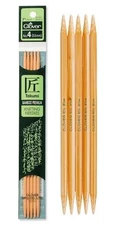 Clover Bamboo 7" Double Point Knitting Needles; Choose Size