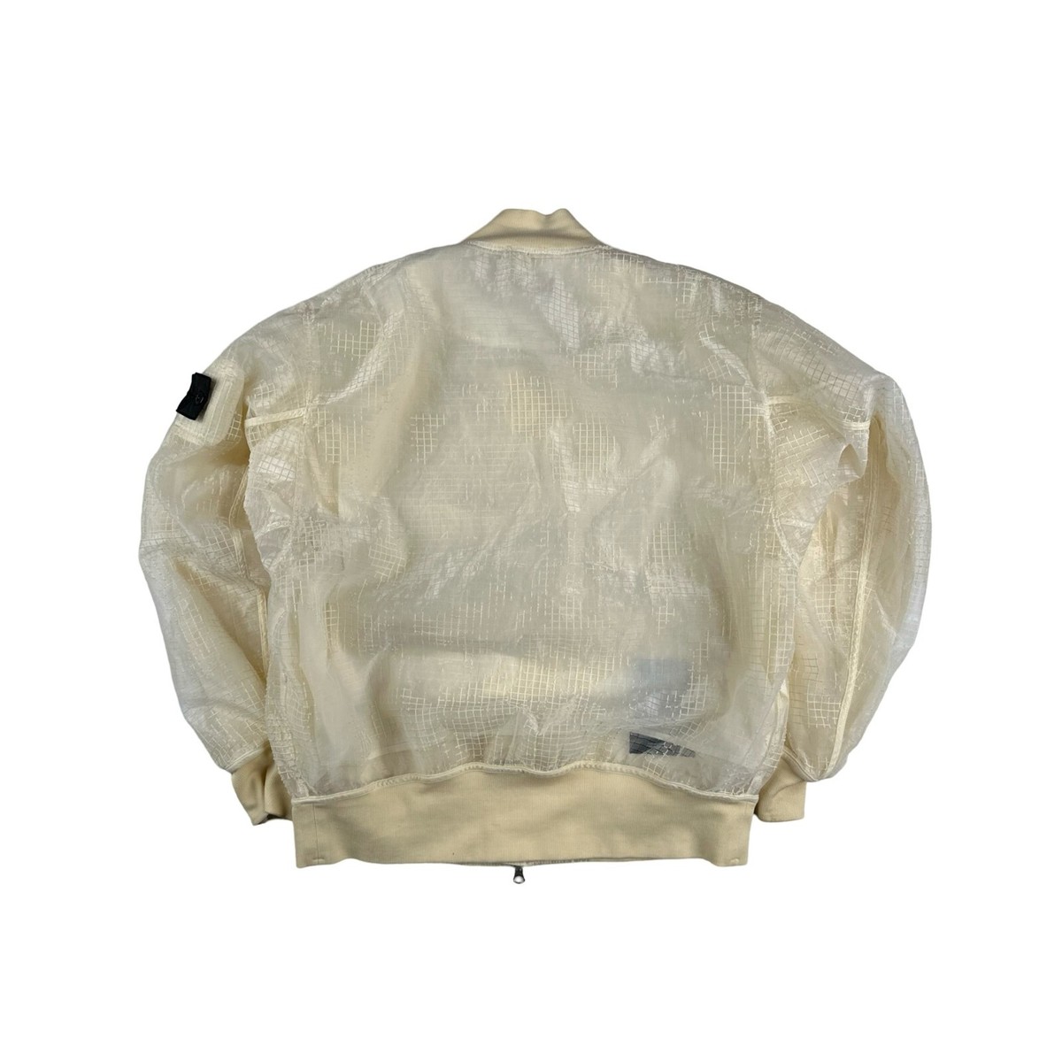 Stone Island Shadow Project 2022 Cream Distorted Ripstop Organza TC Jacket