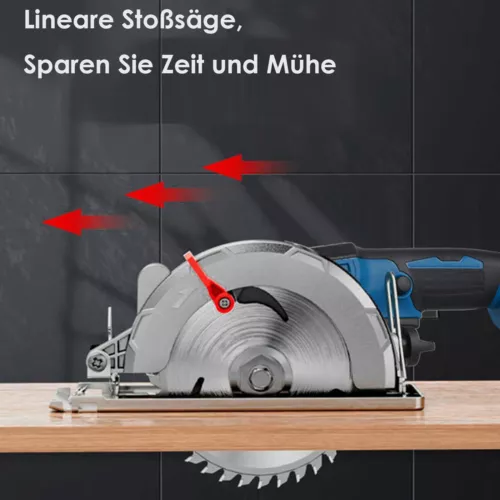 125mm Akku Handkreissäge Kabellos Säge Kreissäge Bürstenlosen Für 18V Makita - Bild 7 von 10