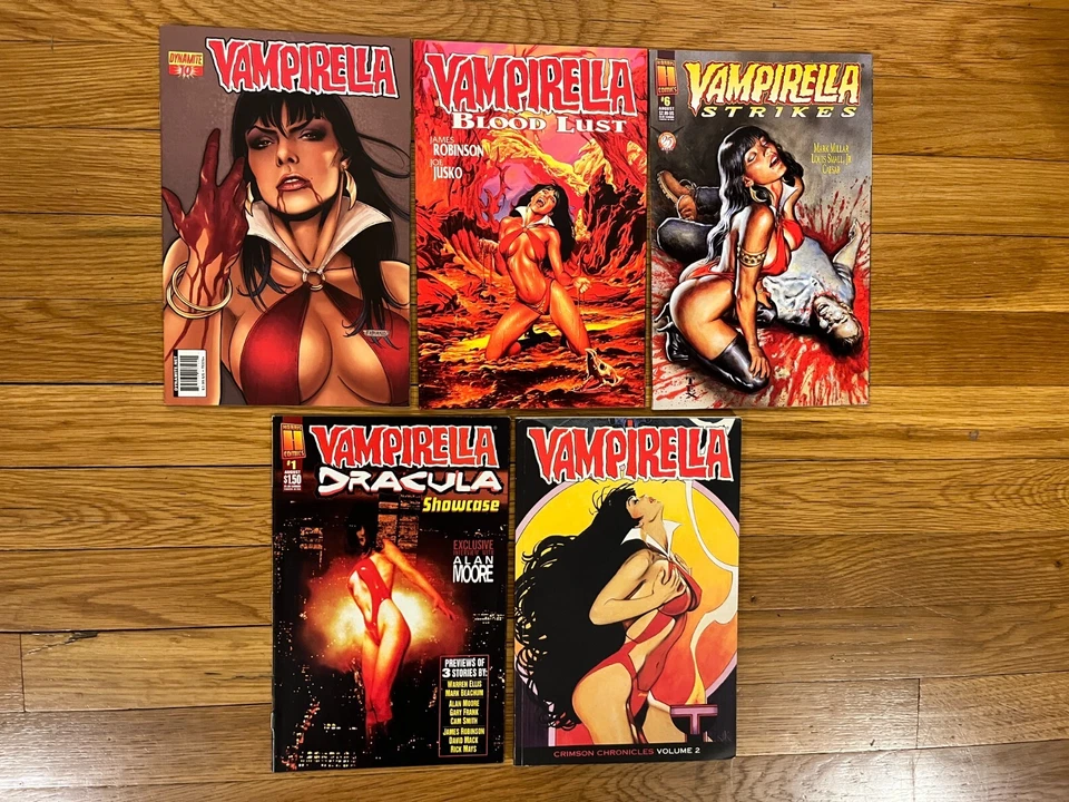 Vampirella 10 cómics/TPB vs Drácula, Crimson Chronicles, Blood Lust, Strikes, + Foto 2 de 4