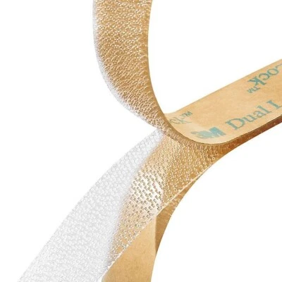 3m duel lock reclosable fastener self adhesive sj4570 clear transparent