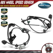 2x Front Driver & Passenger ABS Wheel Speed Sensor for Toyota 4Runner FJ Cruiser