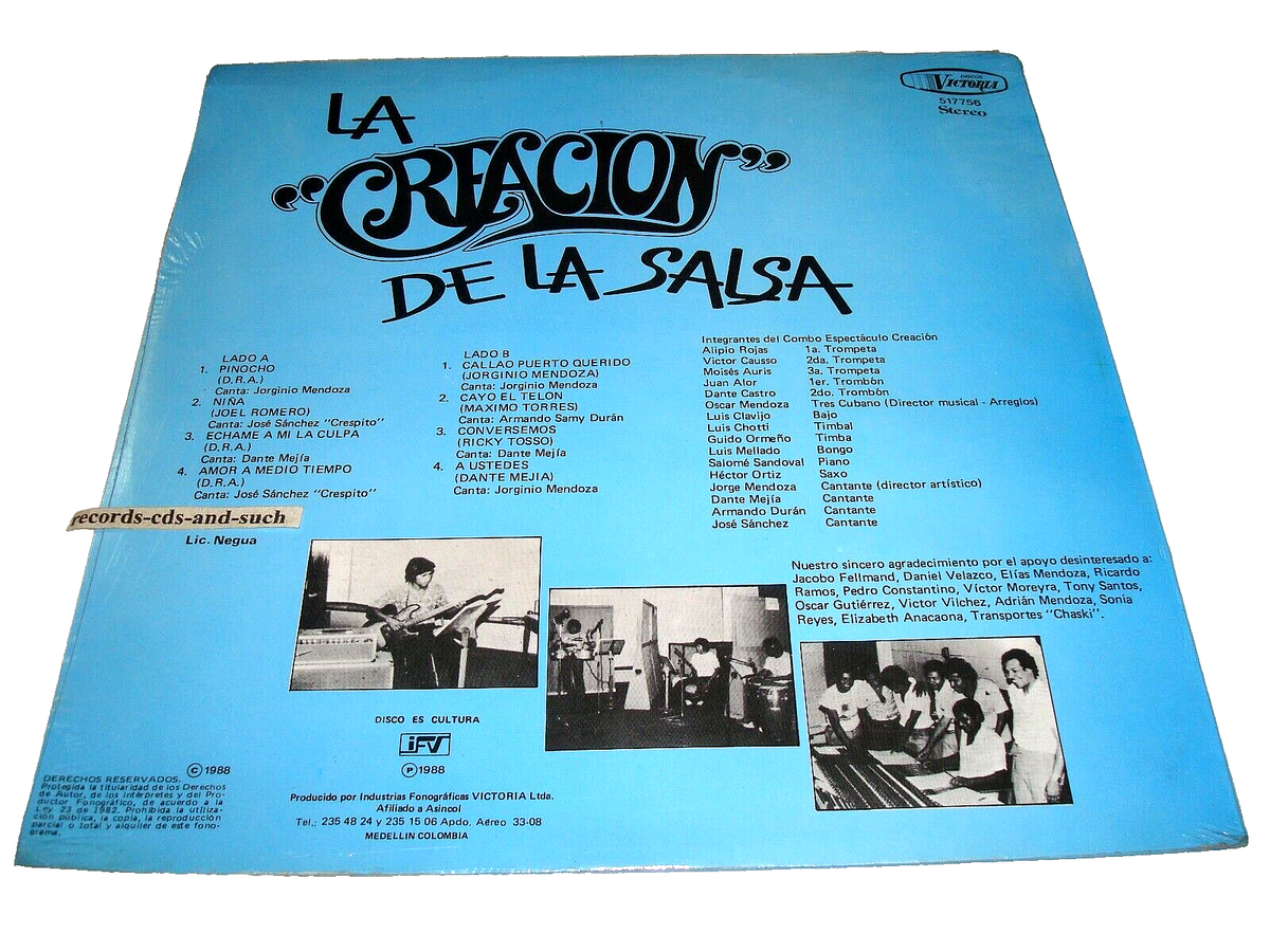 La Creacion De La Salsa - Discos Victoria – 517756 NEW SEALED
