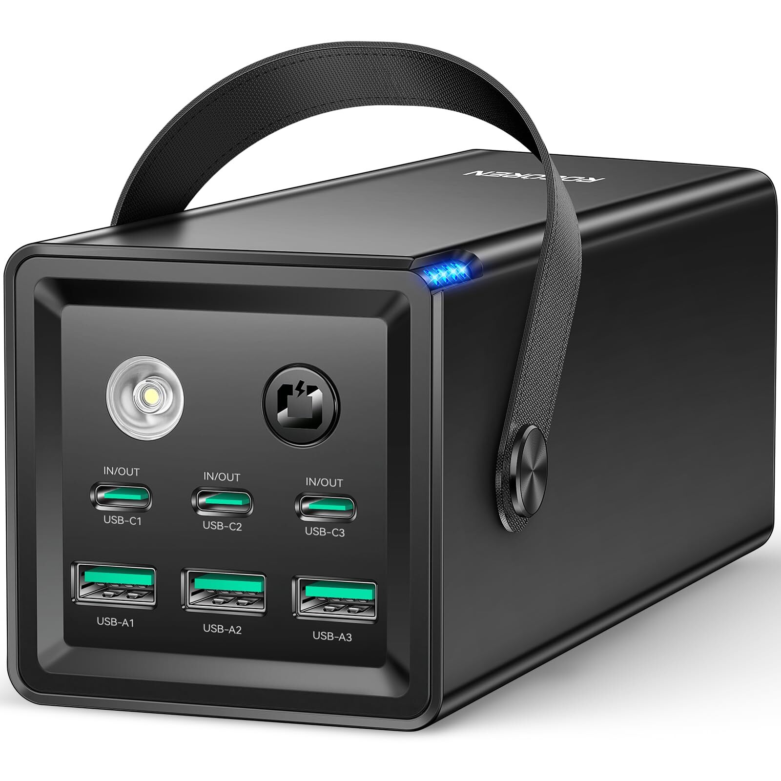 6 Ports Portable Charger Power Bank 50000mAh for Multiple Devices, 67.5W USB ...