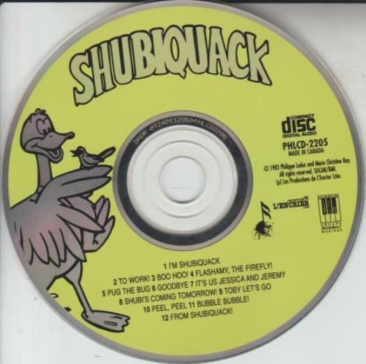 Shubiquack Musical Fairy Tale MUSIC AUDIO CD Philippe Leduc Marie-Christine Rey