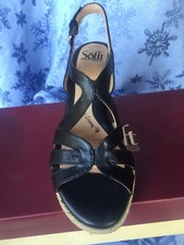 Comfortable Stylish Leather Women's Sandals By Soft. Free Same Day Shipping.