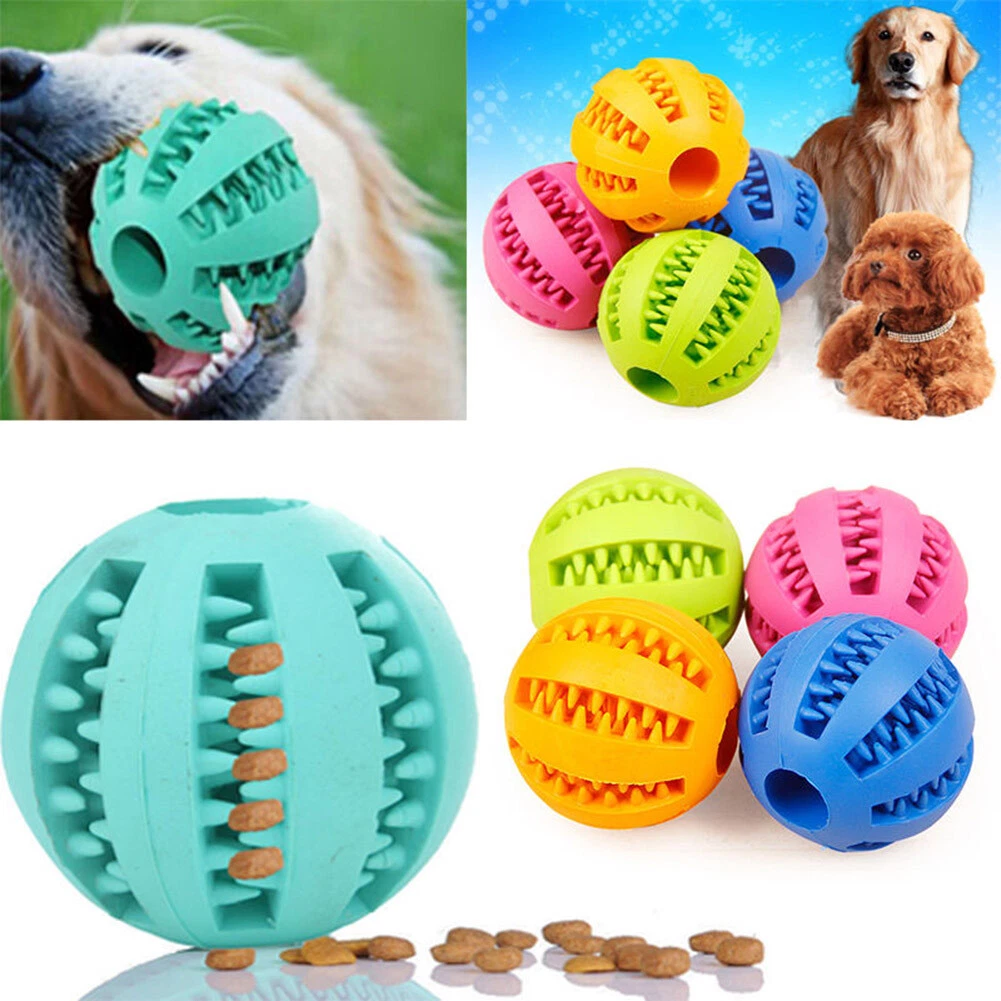 Pet Toys Ball Dog Food Dispensing Ball Chew Interactive Toys for