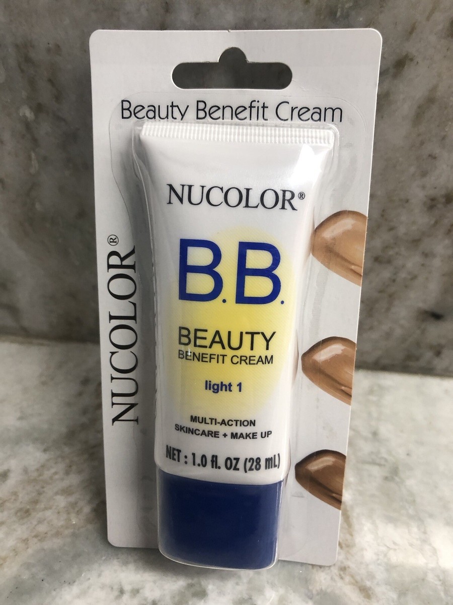 Nucolor B B Cream Light 1/Multi-Action Skin Care Make Up. 1.0 Floz