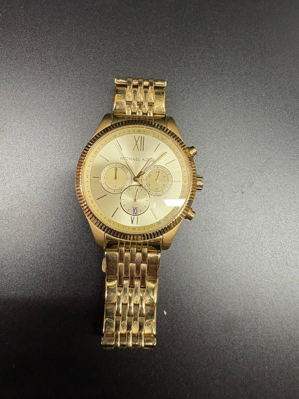 Orologio Michael Kors oversize Benning tono oro 45 mm 1 8 pollici orologio da polso unisex