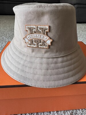 HERMÈS Harper H Bucket Hat Size 57 | eBay display picture 3