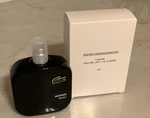 New Lacoste L1212 NOIR Black Eau de 