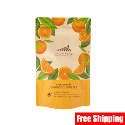 CHOUI FONG Orange Oolong Tea 25 g (2.5 g x 10 Bag) Product of Thailand