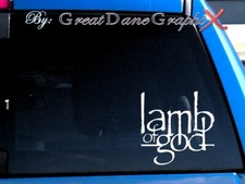 Lamb of God - Vinyl Decal Sticker -Color Choice -HIGH QUALITY