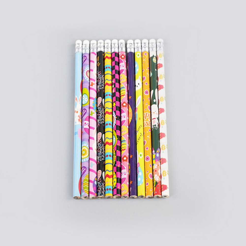 48 pcs Easter Themed Pencils Writing Pencils Students Writing Pencils
