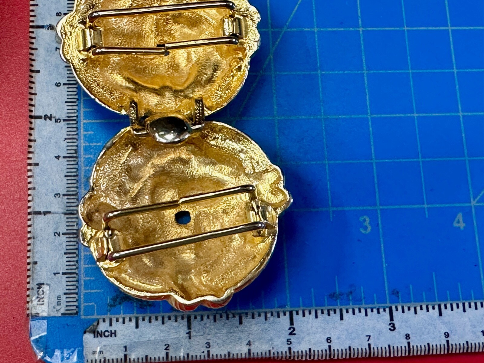 Square Knot Pattern Two Piece Interconnecting Vin… - image 5