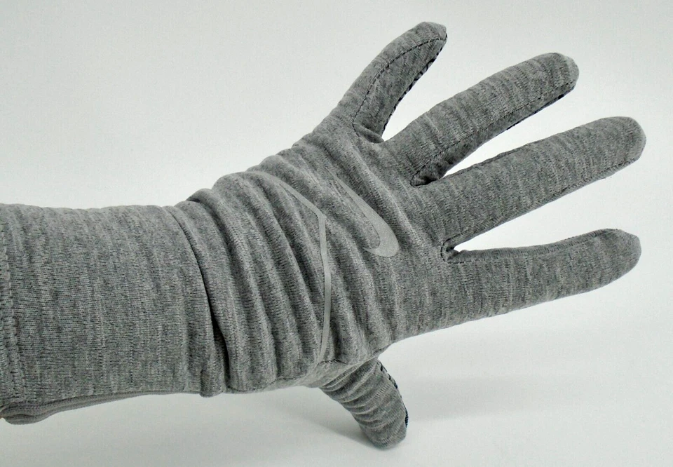 Nike Sphere Running Gloves Women's Medium Dri-Fit Grey/Silver - Image 4 of 4