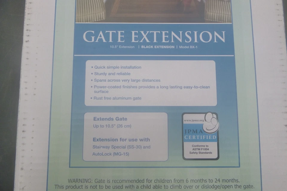 Extensión de puerta Cardinal Gates modelo BX-1 10,5 extensión Foto 2 de 4