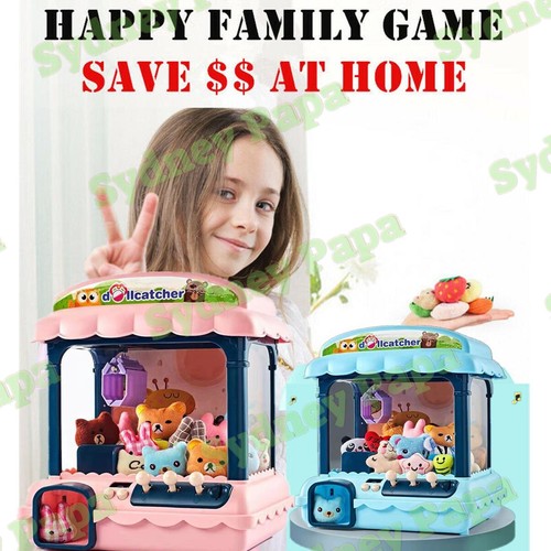Mini Claw Machine Kids Arcade Doll & Candy Catch Grabber with Lights & Music AU - Picture 8 of 30
