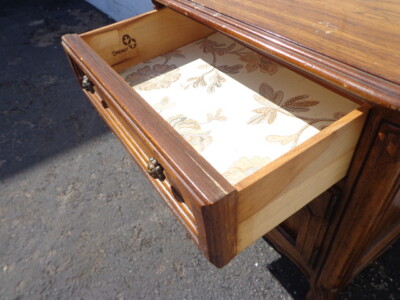 Drexel Nightstand Francesca Bedside Table Vintage Regency