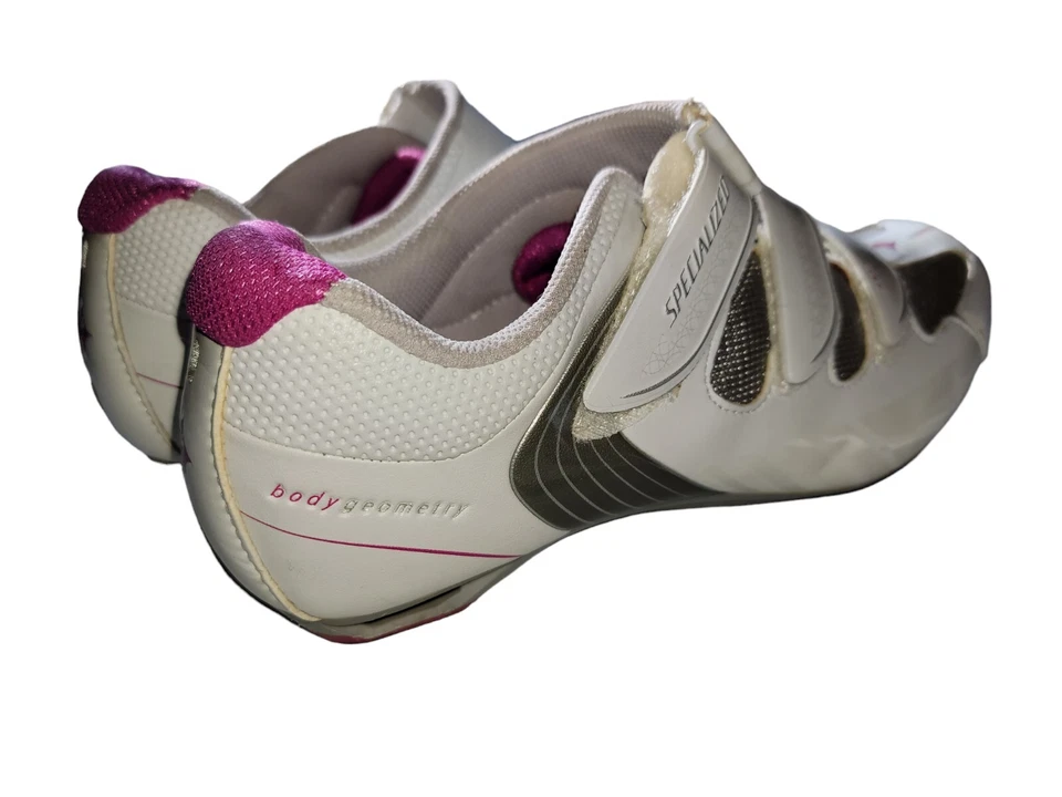 Specialized Spirita Rd Mujer Bicicleta Rosa Blanco Zapatos de Ciclismo Talla 9.25 Foto 4 de 4