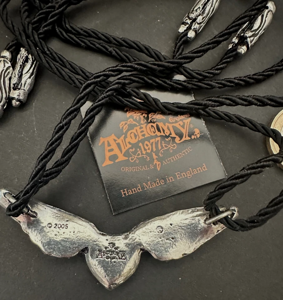 Pendente COEUR NOIR ALCHEMY GOTHIC - Immagine 2 di 3