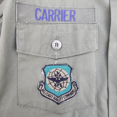 Vintage Air Force Utility Shirt With Patches - Picture 5 of 11