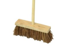Faithfull Bassine/Cane Flat Broom 325mm 13in FAIBRBC13FLH