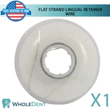 0rthodontic Dental Flat Strand Lingual Retainer Wire .010"x.028" DynaFlex
