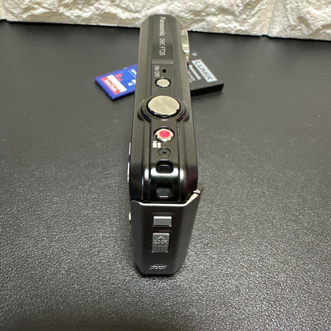 Panasonic LUMIX DMC-FT20 Digital Camera Black Japan Used