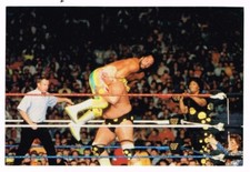 1999 Titan Wrestle mania live postcard #10 Randy Savage/Queen Sherri Dusty Rhode