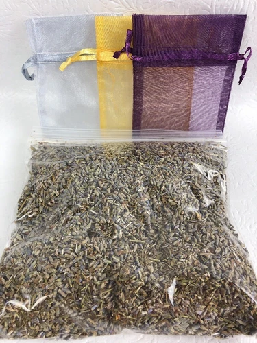LAVENDER FLOWERS EXTRA ORGANIC 2 OZ LAVANDULA ANGUSTIFOLIA ORIGIN FRANCE FRENCH