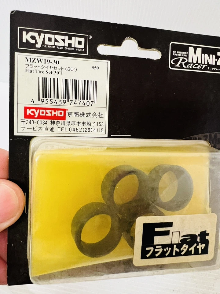 MZW19-30 Pneu Set Pour Mini Z Kyosho Holloway Ed Rares Spare Parts - Photo 2/2