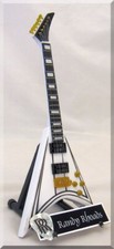 RANDY RHOADS Miniature Guitar Replica Ozzy Osbourne w/ Guitar Pick