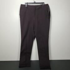 Lauren Ralph Lauren Brown Dress Pants Size 10 NWT Pockets Cotton Stretch