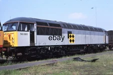 35mm Railway Slide-  BR Diesel Loco Class 56. 56080 @ BRML Doncaster