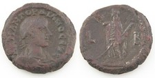 238-239 R&ouml;mische &Auml;gypten Billon Tetradrachme M&uuml;nze Avf Gordian III Eirene Pax
