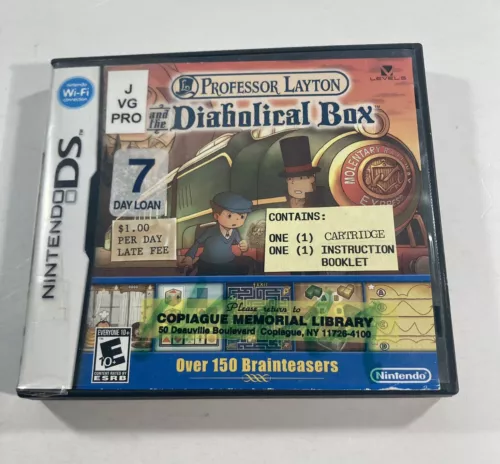 Professor Layton and the Diabolical Box (Nintendo DS, 2009) Complete in Box