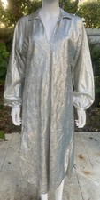 Vintage Halston silver lane tunic dress 1970’s 12