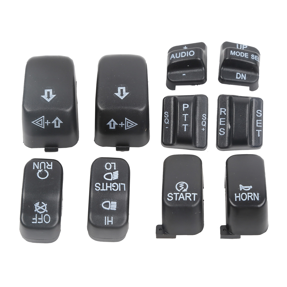 Shアイテム Hand Control Switch Housing Buttons Caps Fit For Harley Touring