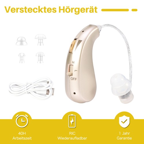 Digital Rechargeable Hearing Amplifier Hearing Aids Sound Voice Amplifier Enhancer - Picture 10 of 20