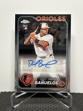 2024 Topps Chrome Update RC David Bañuelos Rookie Auto Orioles AC-DB 