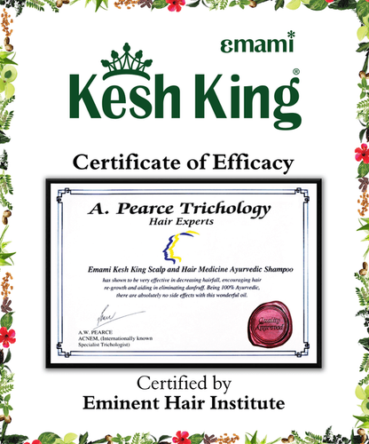 Emami Kesh King Ayurveda Aloe Vera Herbal Shampoo Anti-Hair fall -30ML-mini Size - Picture 9 of 9
