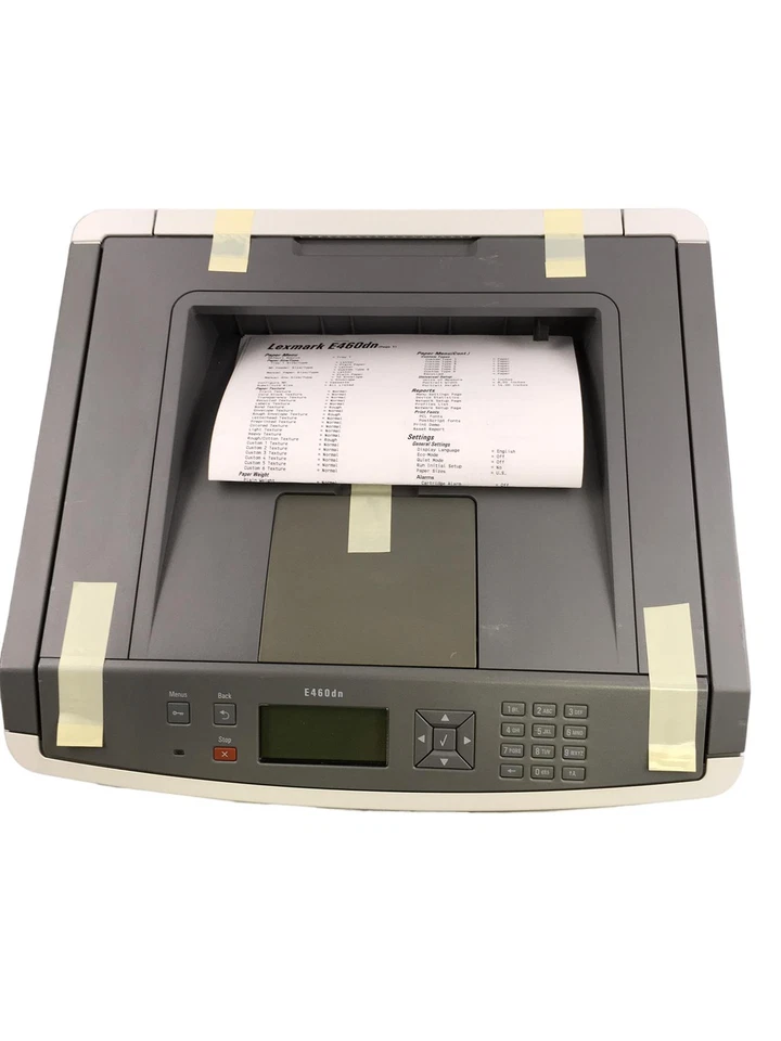 Lexmark E460DN Mono Laser Printer 34S0700 - Image 2 of 4