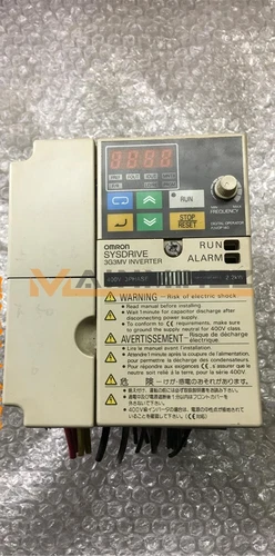 One Omron Frequency converter 3G3MV-A4022 380V 2.2KW Used