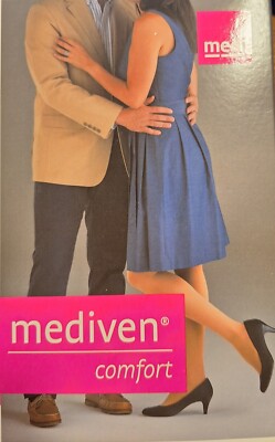 Mediven Comfort Medical Compression Stockings Ebony TB OT 20-30 IV  BRAND NEW