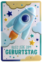 Raketen Geburtstagskarte Karte Geburtstag Spruch Kind GrußKarte GlüCkwunschkarte