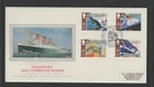 GB 1988 SG1392-5 Silk FDC Sothebys-40-"The Queen Mary" by William McDowell