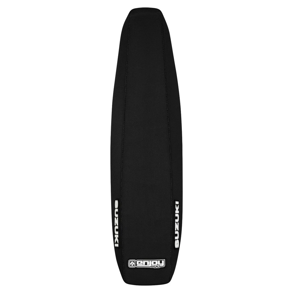 Cubierta de asiento con pinza negra logotipo estándar #74 Suzuki RM 125 RM 250 1996-2000 Foto 2 de 4